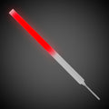 Red 10" Glow Sticks With Spikes