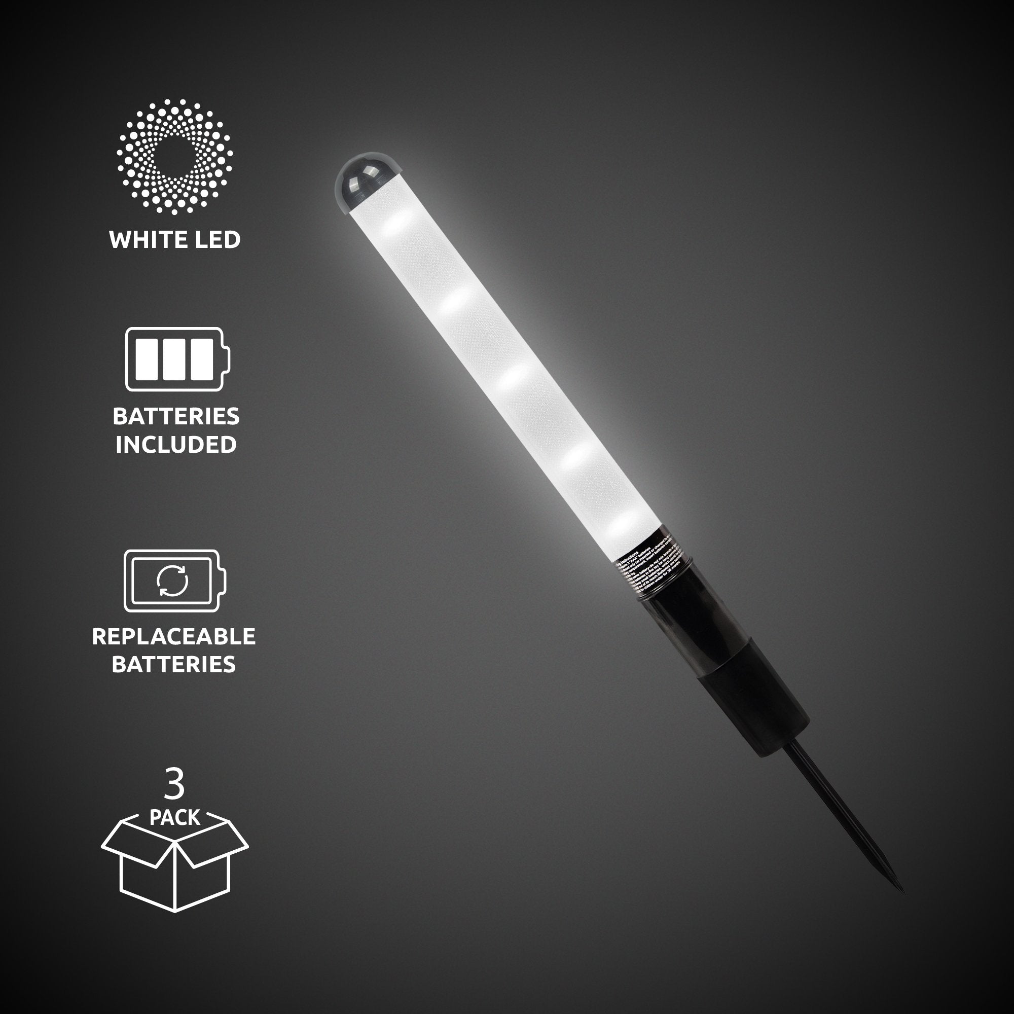 White LED Yardage Markers