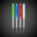 Assorted 10" Glow Sticks With Spikes